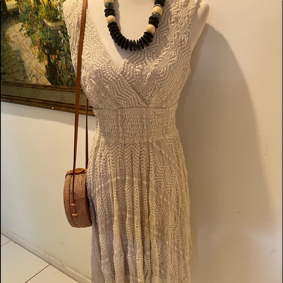 Rabbit Rabbit Rabbit Stretch Lace Hi Low MIDI Sz M - Picture 3 of 7